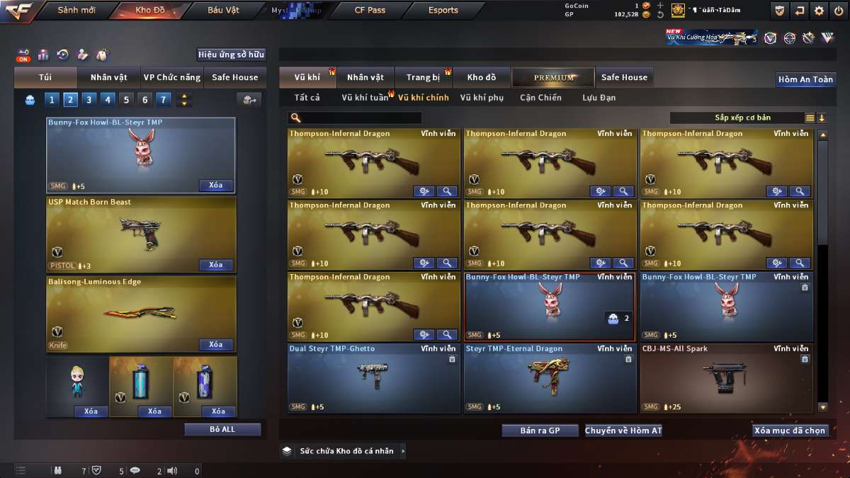 shop acc cf uy tin gia re